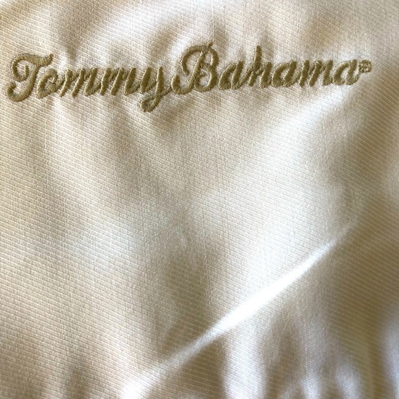 Tommy Bahama solid cream textured Long Sleeve Size XXL silk wool blend - Picture 4 of 4